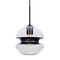 Besa Lighting Hula 8 Cord Pendant, Clear/Black, Black Finish, 1x7W LED Edison 1JT-HULA8BK-EDIL-BK - alternate 1